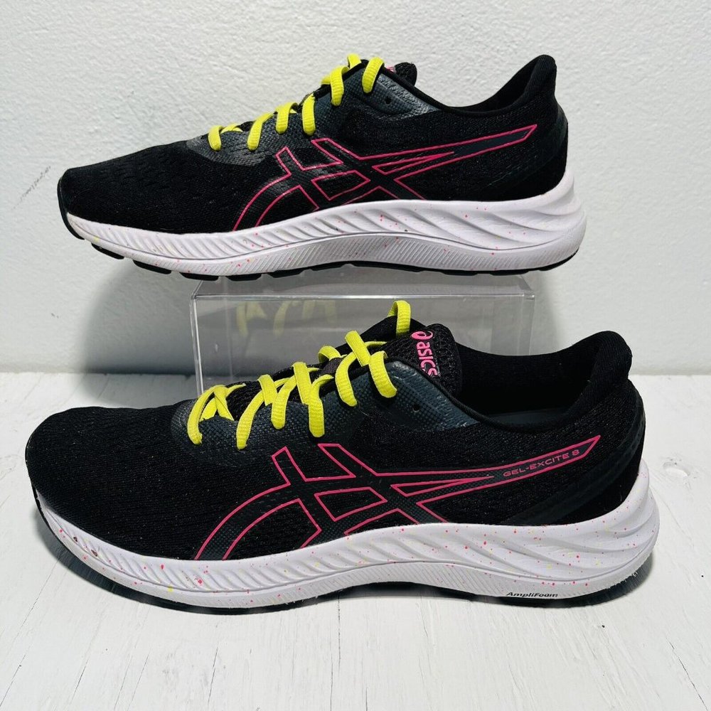 Asics Gel-Excite 8 Running Sneaker, Women's Size 10.5 M, Black Pink 1012A916 - Picture 6 of 13